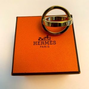 ❤️AUTHENTIC❤️hermes bijouterie fantaisie scarfring